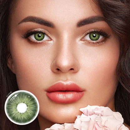 pine green monthly lenses