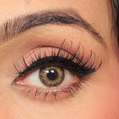 Dark Honey Monthly lenses