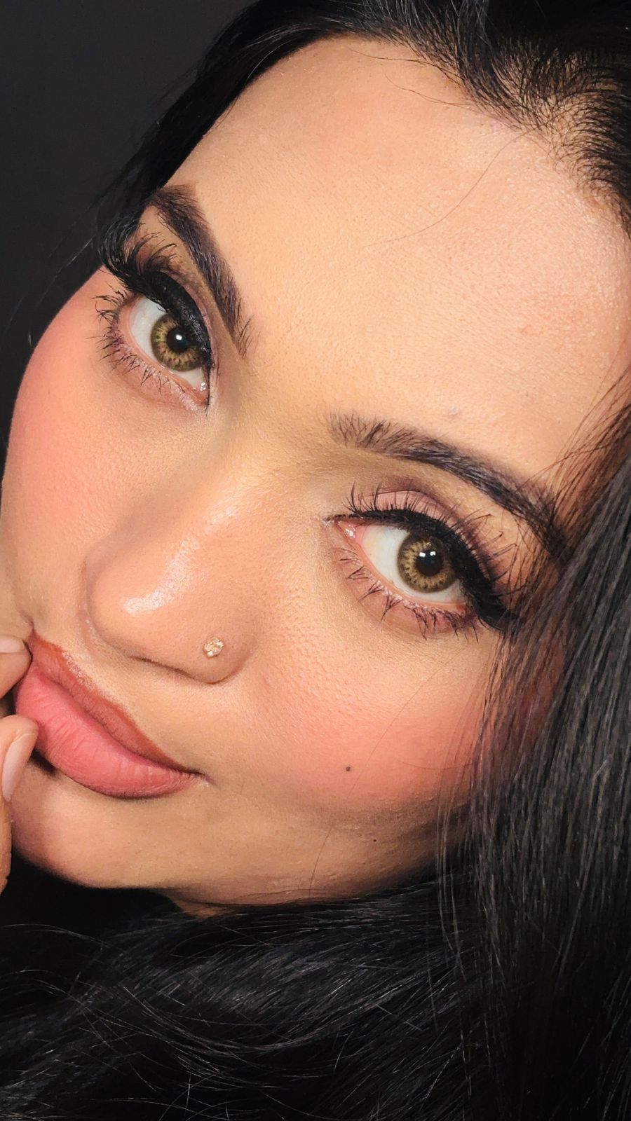Dark Honey Monthly lenses