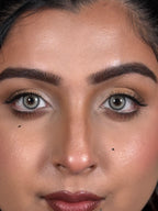 Snowy gray 3 month lenses