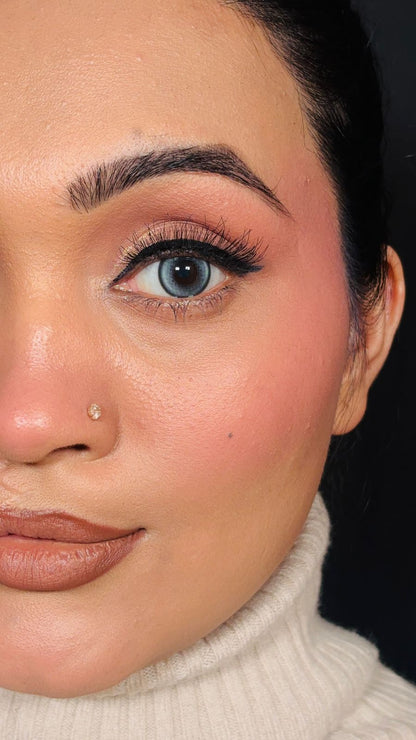 Sky Blue yearly lenses