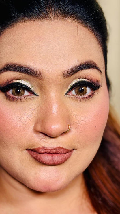 Dark Brown Monthly lenses